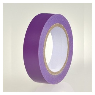 10 rubans isolant électrique 15 mm x 10 m violet (carton de 100)