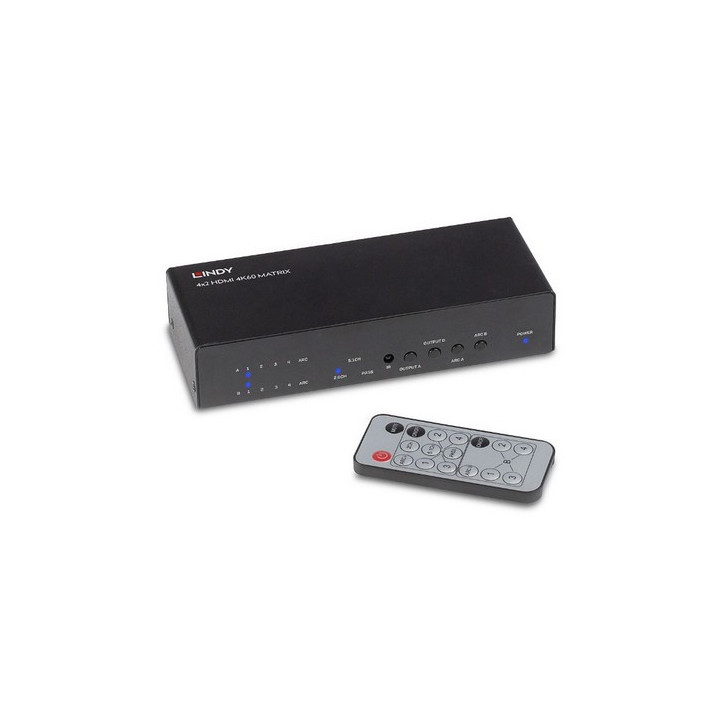 Lindy - Matrice HDMI 4x2 4K60