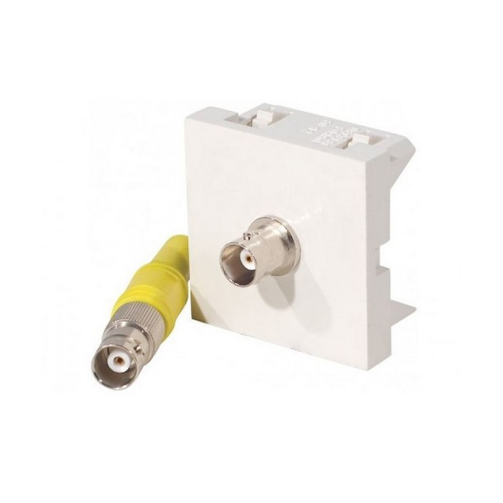 Plastron 45x45 BNC F / cordon F 0.2m