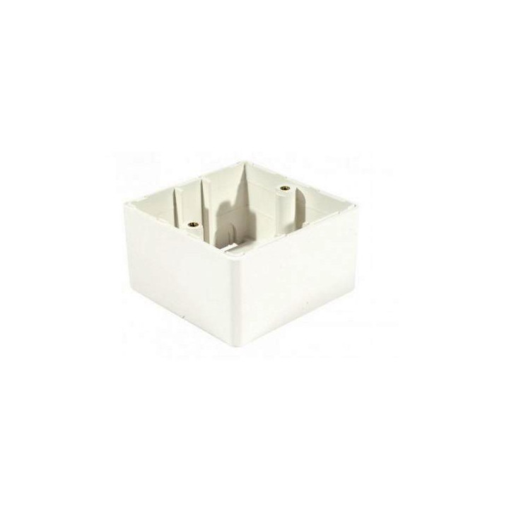 Boitier mural pour 1 plastron 45x45 (prof. interne 42mm)