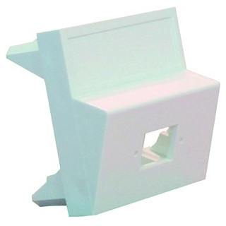 Plastron 45x45 pour SC simplex ou LC duplex (livré sans)