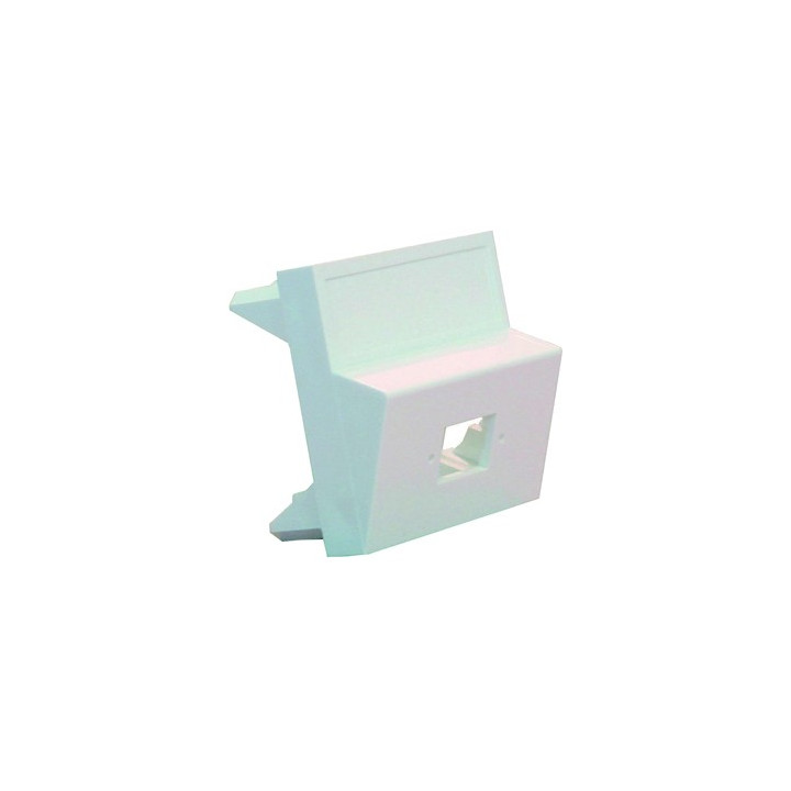 Plastron 45x45 pour SC simplex ou LC duplex (livré sans)