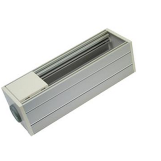 Boîtier vide en aluminium pour 4 plastrons 45x45