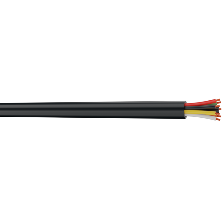 FHP2155 Câble HP 2x1.50mm² PVC noir Ø 6,20mm (touret 500m)