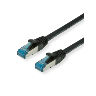 Cordon RJ45 cat.6a S/FTP 500 MHz LSOH snagless noir 5m