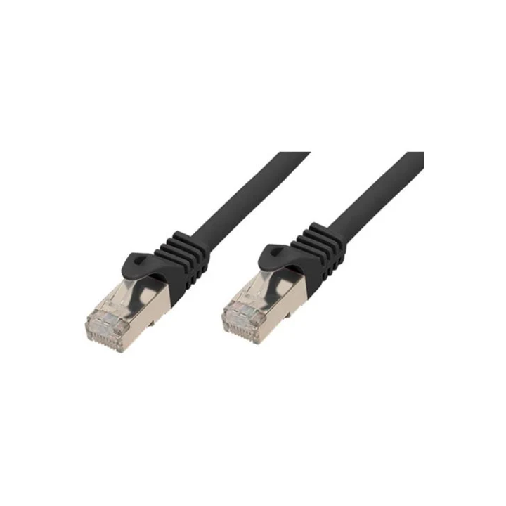 Cordon RJ45 cat.7 S/FTP 600 MHz LSOH snagless noir 10m