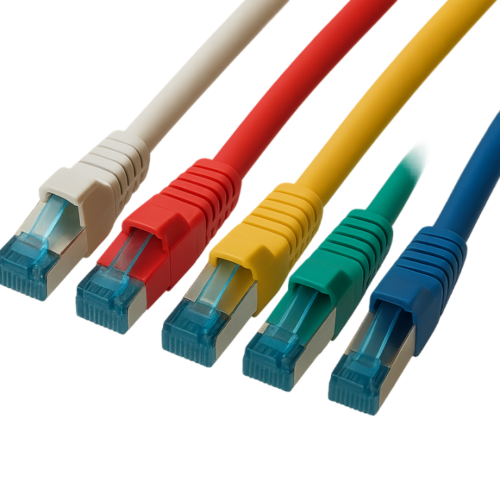 Cordon RJ45 cat.6A S/FTP 500 MHz LSOH snagless