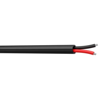 FHP2400 Câble HP 2x4.00mm² PVC noir Ø 11mm (mini coupe 10 m)