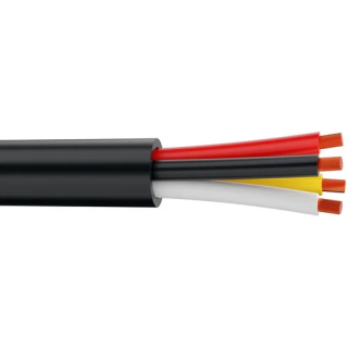 FHP425 Câble HP 4x2.50mm² PVC noir Ø 10,25mm (mini coupe 20 m)
