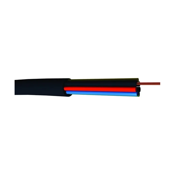FHP825 Câble HP 8x2.50mm² PVC noir Ø 15,80mm (mini coupe 20 m)
