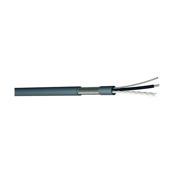 Câble LCAE MPS 122 1 paire AWG22 blindé LSZH gris Ø 4,4mm (mini 20m)