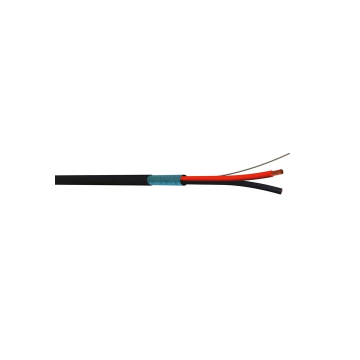 CA40 Paire de brassage analogique 2x0.22mm² PVC noir Ø 4,00mm (100m)