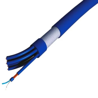 DIGI4 4 paires audio numérique 4x2x0.22mm² PVC bleu (mini coupe 10m)