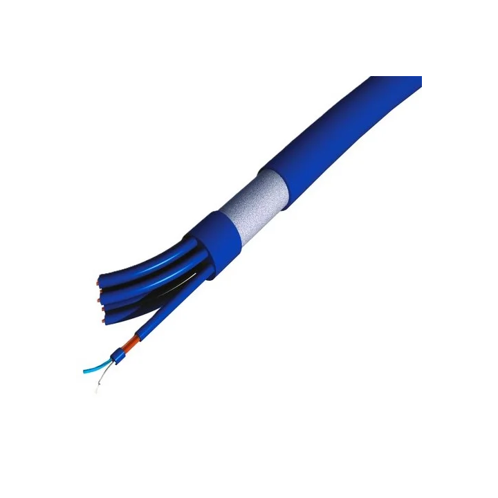 DIGI8 8 paires audio numérique 8x2x0.22mm² PVC bleu (mini coupe 10m)