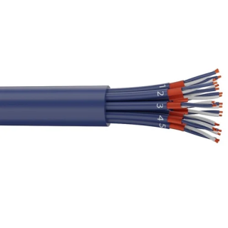 DIGI32 32 paires audio numérique 32x2x0.22mm² PVC bleu (mini 10m)