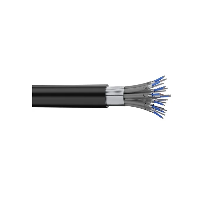 MPAI16 16 paires audio analog. fixe 16x2x0.22mm² PVC noir (mini 10m)