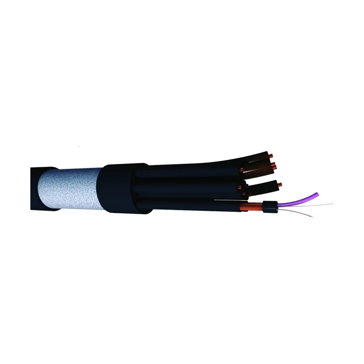 MPAP12 12 paires audio analog. souple 12x2x0.22mm² PVC noir (mini10m)