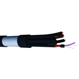 MPAP48 48 paires audio analog. souple 48x2x0.22mm² PVC noir (mini10m)