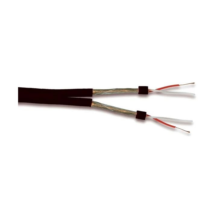 DUALMIC Câble micro symétrique syndex 2x2x0.14mm² PVC noir (100m)