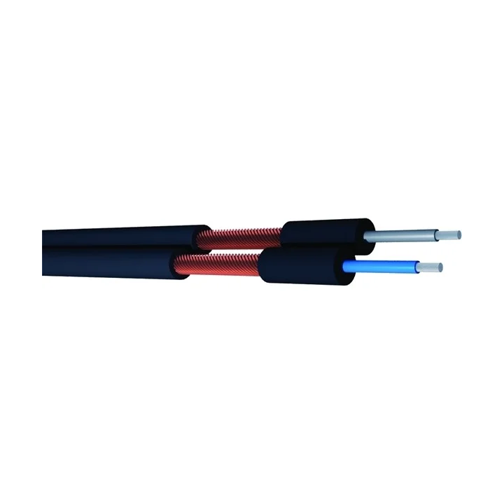 DUAL22 Câble audio asymétrique analogique 2x0.22mm² PVC noir (100m)