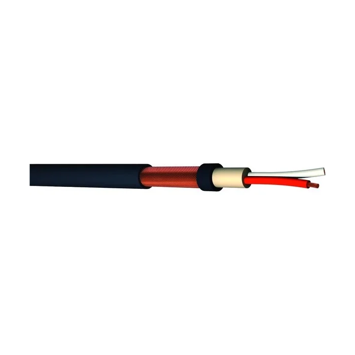 FMR240 Câble micro 2x0.40mm² cuivre OFC PVC noir Ø 6,70mm (100m)