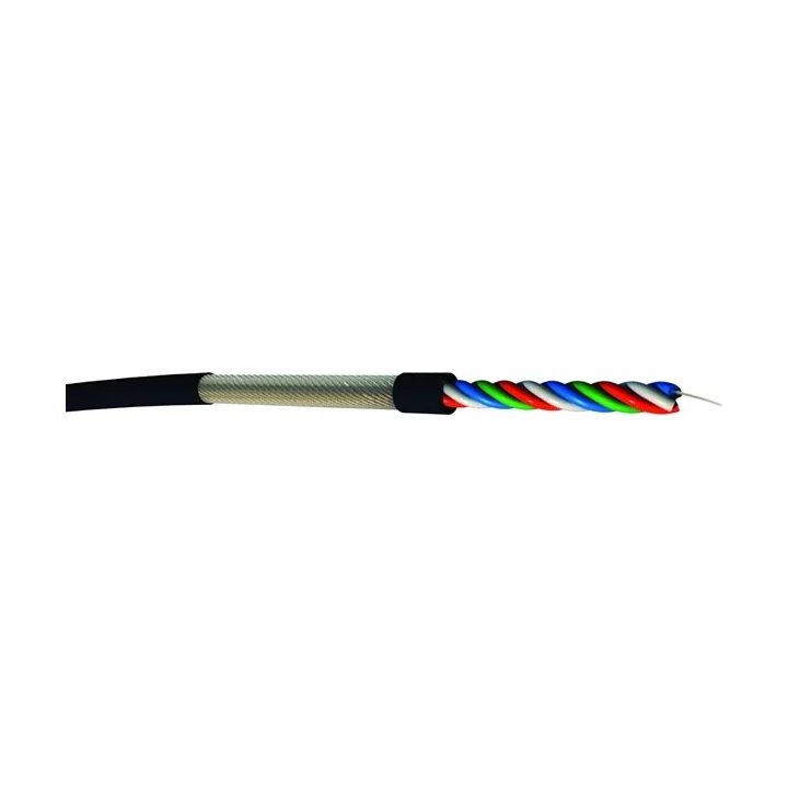 STARQUAD Câble micro 4x0.22mm² PVC noir Ø 6,80mm (mini coupe 50m)