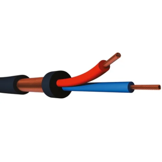 VIPER Câble micro pro souple 2x0.22mm² PVC noir Ø 6,35mm (100m)