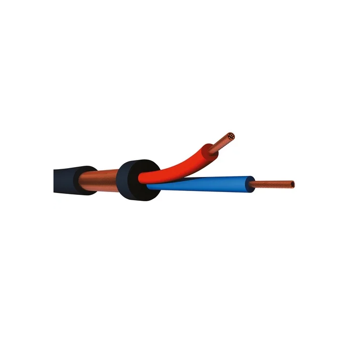 VIPER Câble micro pro souple 2x0.22mm² PVC noir Ø 6,35mm (100m)