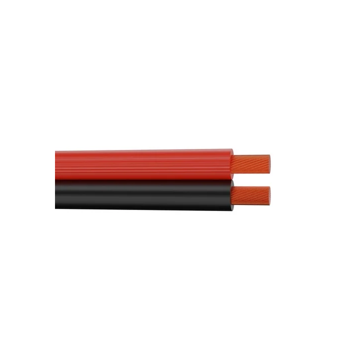 40304089 Câble HP méplat 2x0.75mm² PVC rouge/noir (100m)