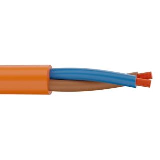 FHP215CR1C1 Câble HP 2x1.50mm² gaine elastomère orange CR1C1(mini50m)