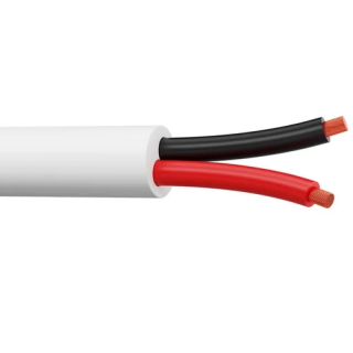 FHP225W1 Câble HP 2x2.50mm² PVC blanc (100m)