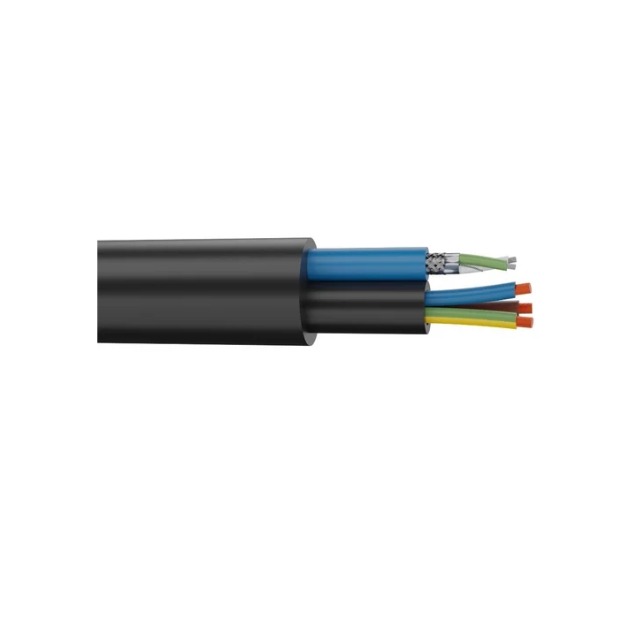 Câble composé : 1XDMX512 + VVF3G1.5mm² PVC noir Ø15,50mm (mini 20m)