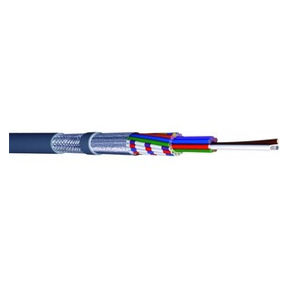 MCP8 Câble 8x2x0.22mm² blindage général PVC gris Ø 8,5mm (mini 20m)