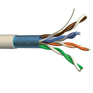 SGBP410 Câble souple cat.5e 4P F/UTP 100 Ohms 100MHz PVC gris min100m