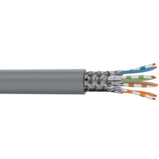 AUDIOLAN6ATR4SH10 Câble rigide cat.6a 4P S/FTP 100 Ohms 550MHz LSZH 