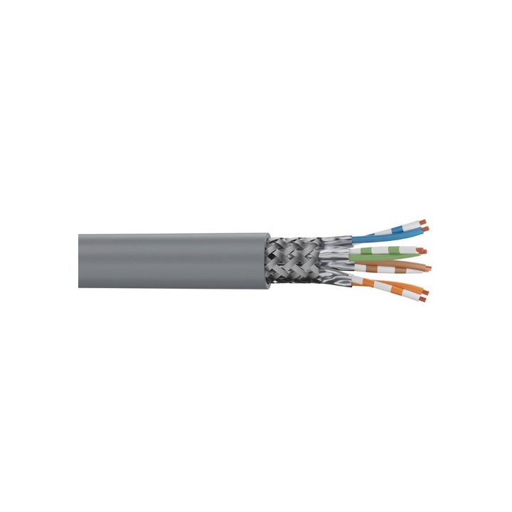 AUDIOLAN6ATR4SH10 Câble rigide cat.6a 4P S/FTP 100 Ohms 550MHz LSZH 