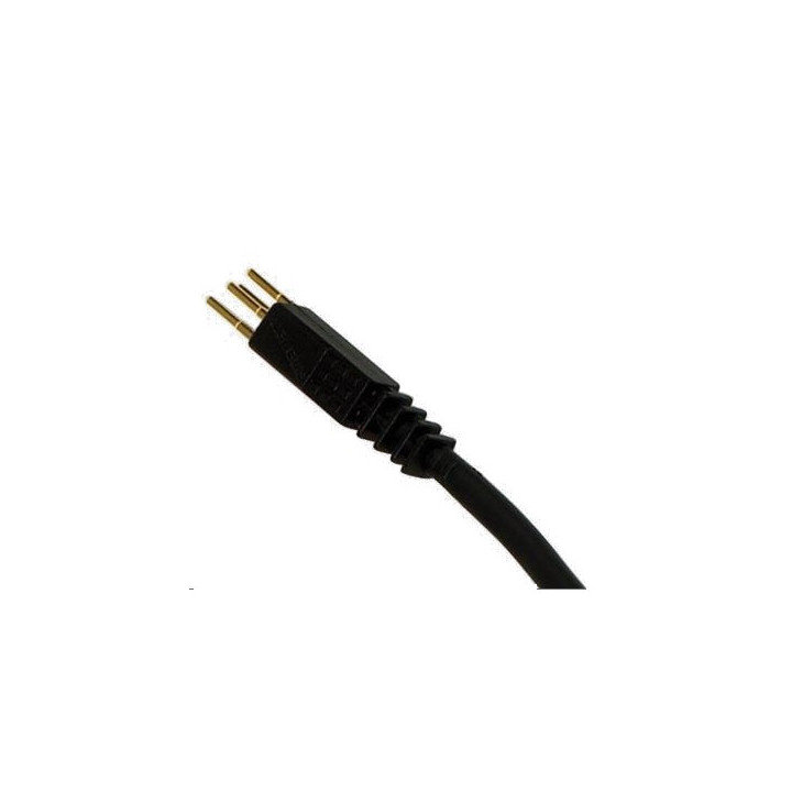 Cordon AES noir pour patch BRA-AUD0007-0019-0023 - 60cm