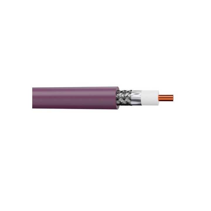 UHD0628LSZH Câble vidéo 12Gb/s à 10m LSZH violet Ø 4,60mm (mini 50m)