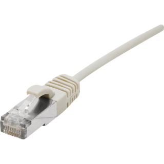 Cordon RJ45 cat.6a S/FTP LSOH ultra fin gris 0.3m