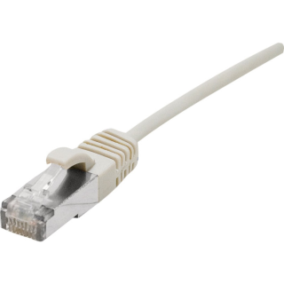 Cordon RJ45 cat.6a S/FTP LSOH ultra fin gris 10m