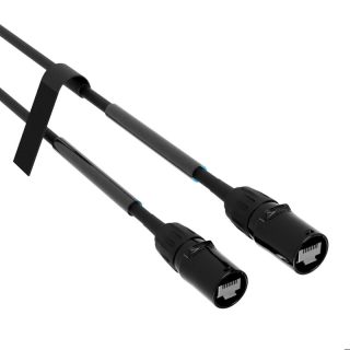 Cordon RJ45 cat.7a flex Ethercon/Ethercon 15m
