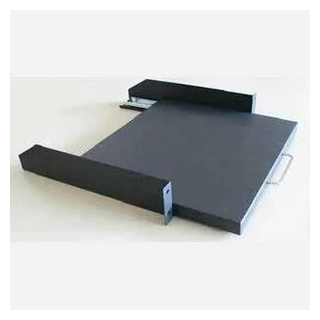Etagère 19" 2U télescopique fixation avant charge 20kg prof. 400mm