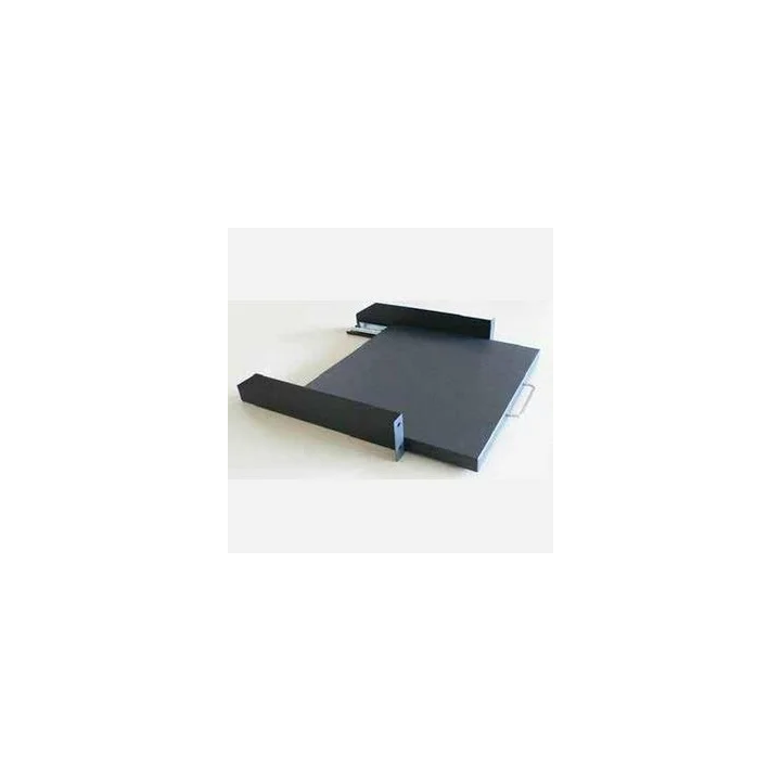 Etagère 19" 2U télescopique fixation avant charge 20kg prof. 400mm