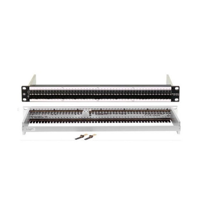 Panneau de brassage audio 19" 1U CSF 1x48 AV 3/1 SA G