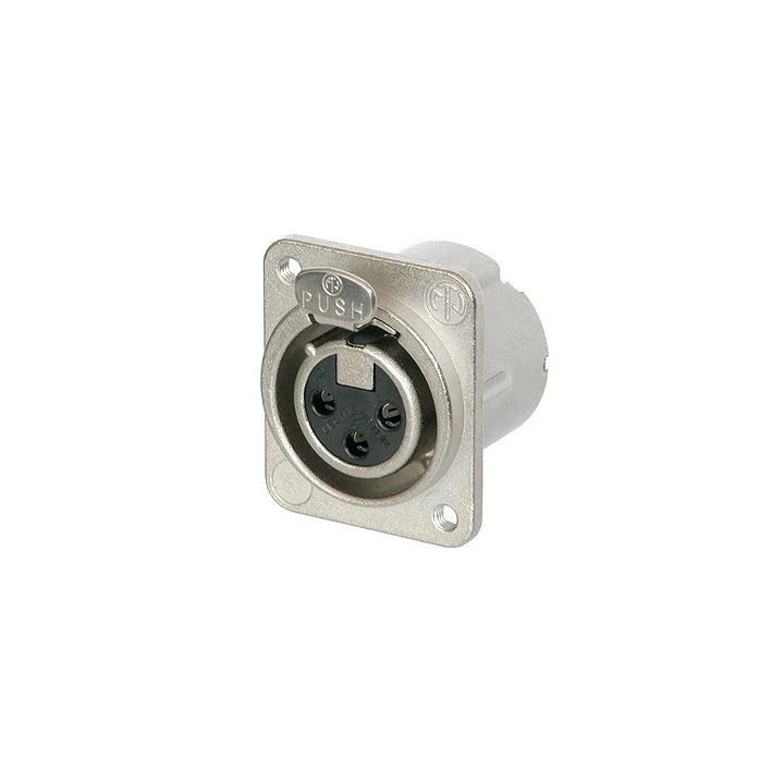 NC3FD-LX-M3 Embase XLR 3 pts femelle avec filetage M3