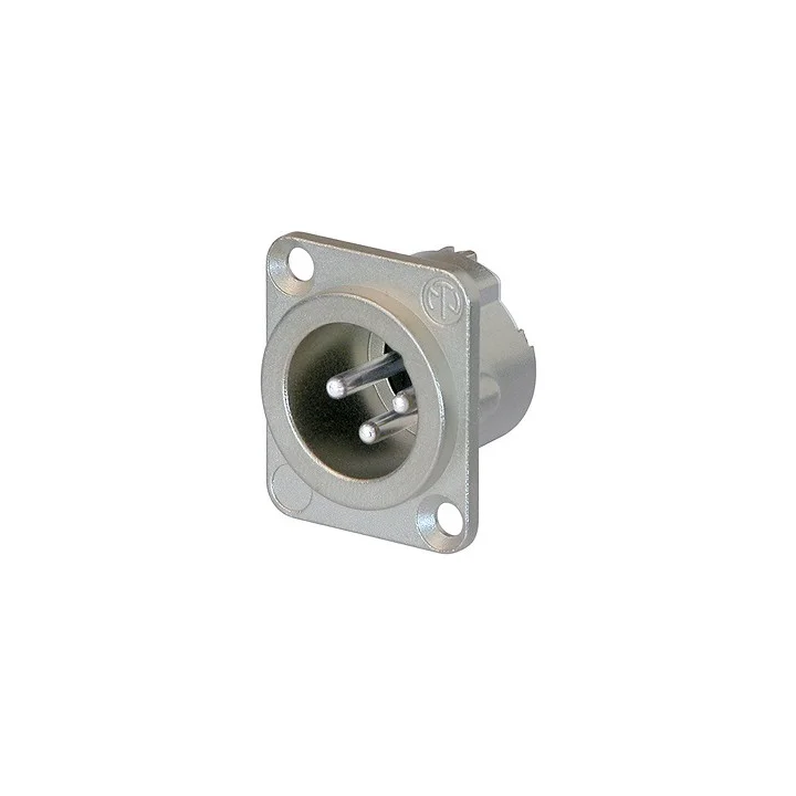 NC3MD-LX-HA Embase XLR 3 pts mâle avec contacts à sertir