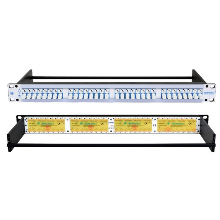 Panneau de brassage audio 19" 1U ASF 1x32 AV3/1 LA M Blueline coupure