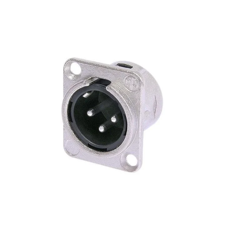 NC3MD-L-1 Embase XLR série D mâle 3 broches