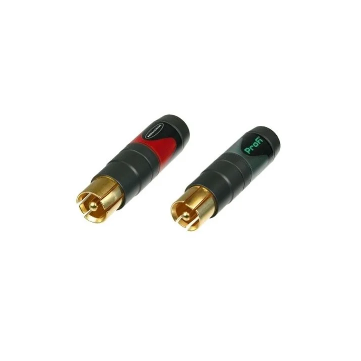 NF2C-B/2 Blister de 2 RCA Neutrik mâles (rouge et noire)