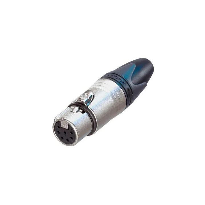NC7FXX Fiche XLR 7 pts femelle droite